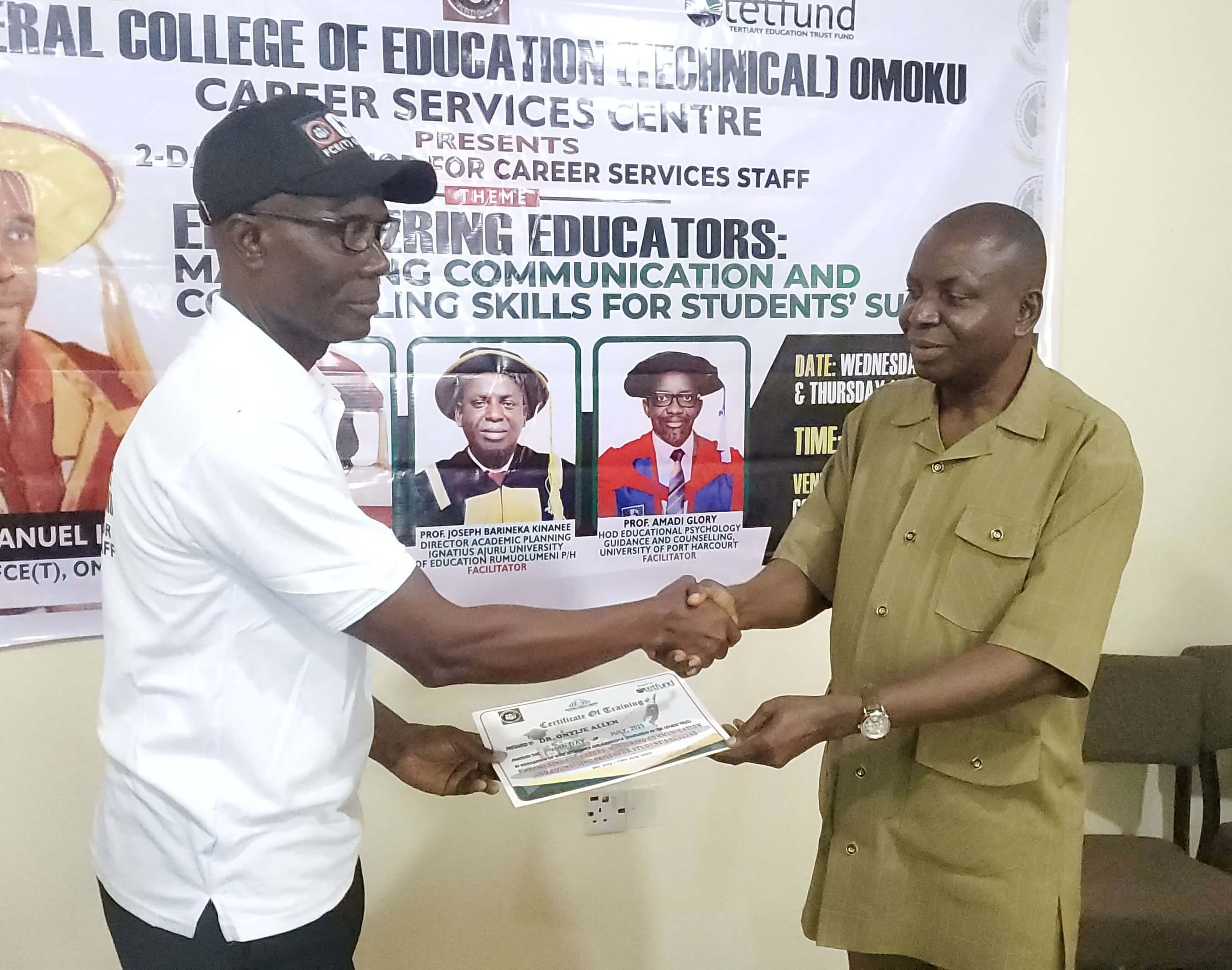 Dr Onyije Certificate